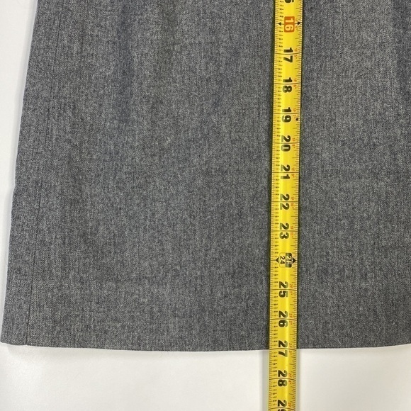Vintage Pendleton Gray Pure Virgin Wool Pencil Skirt Waist 27" - Picture 11 of 14